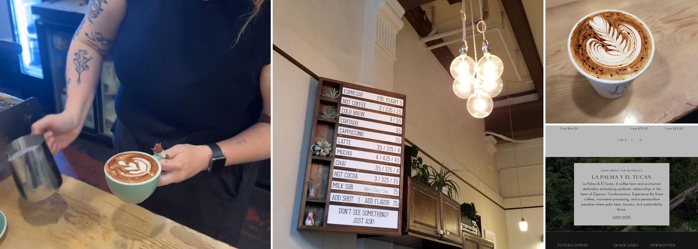 Futura Coffee Roasters -- Downtown Corvallis Menu