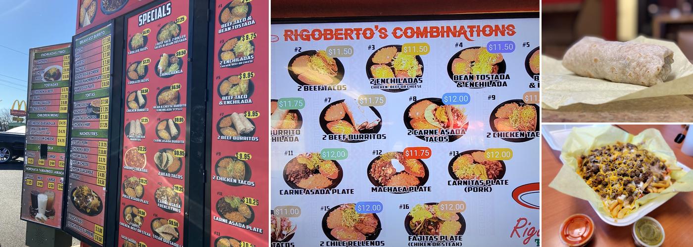 Rigoberto's Menu