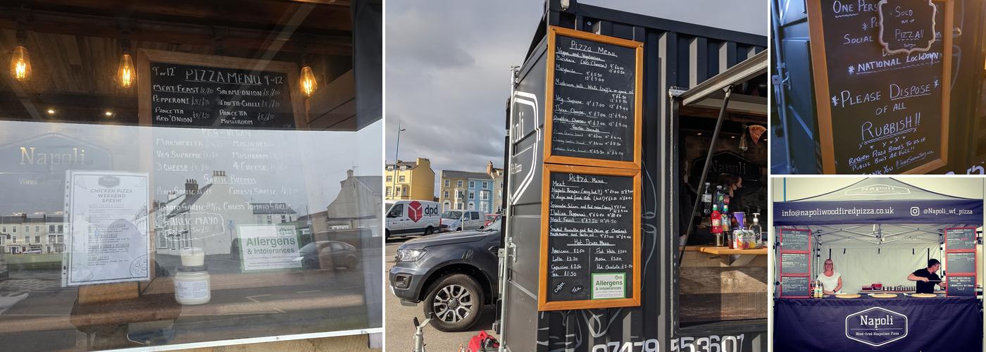 Napoli Woodfired Pizza Menu