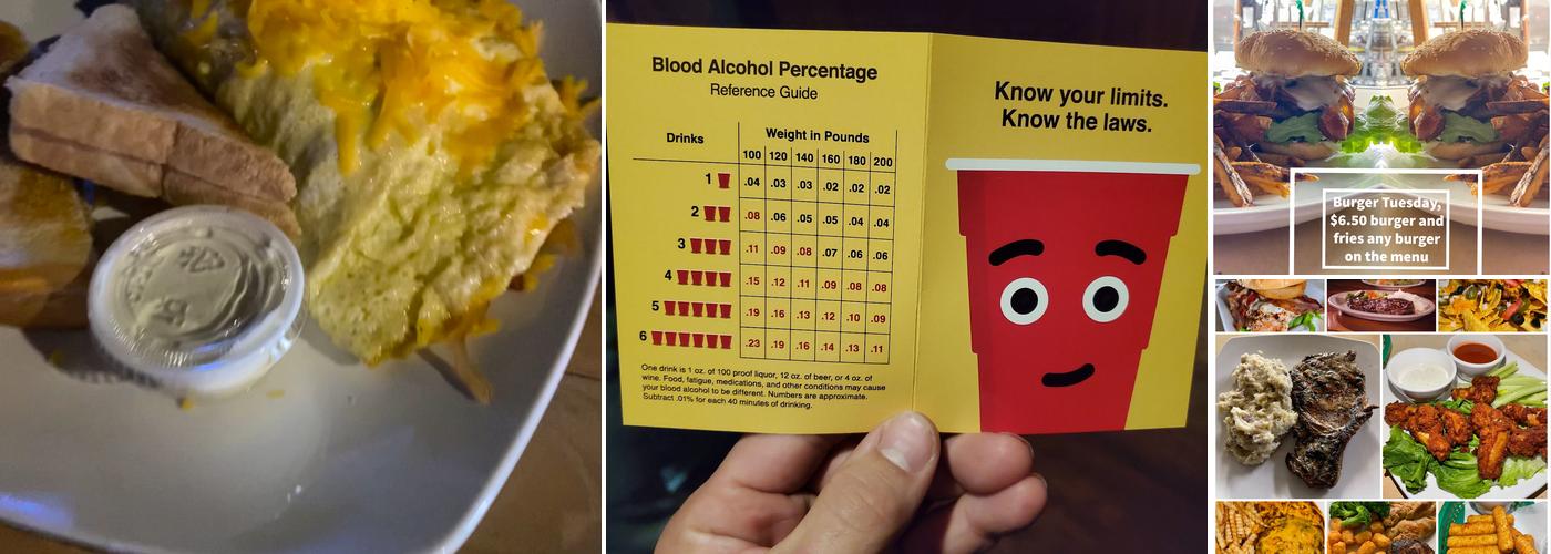 Tom's Peacock Bar & Grill Menu