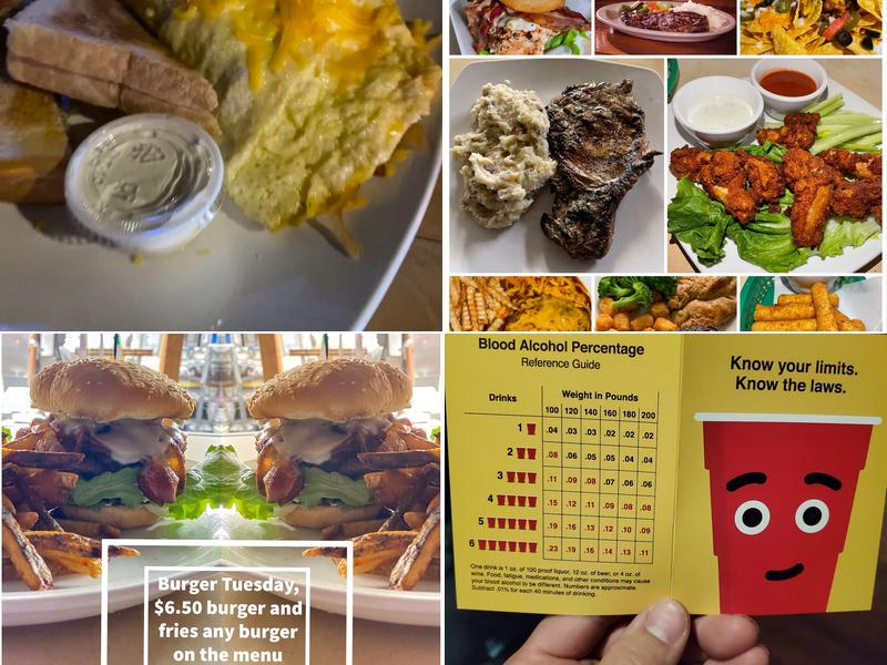 Tom's Peacock Bar & Grill Menu