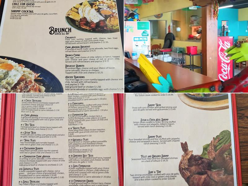 Taco Sal Restaurant Menu
