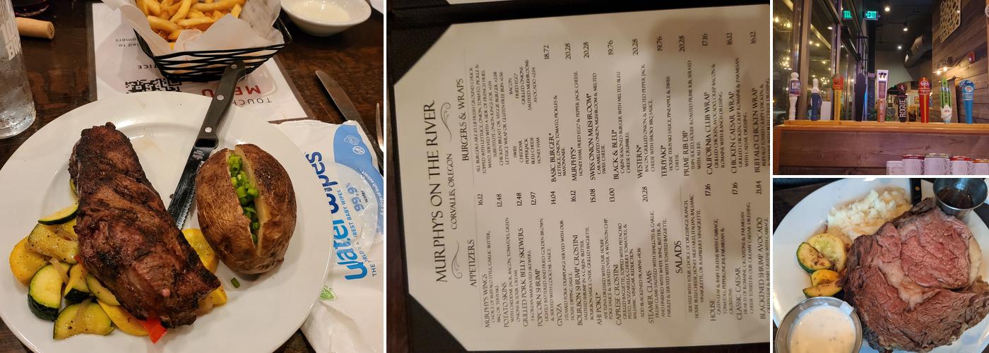 Murphy's on the River Menu