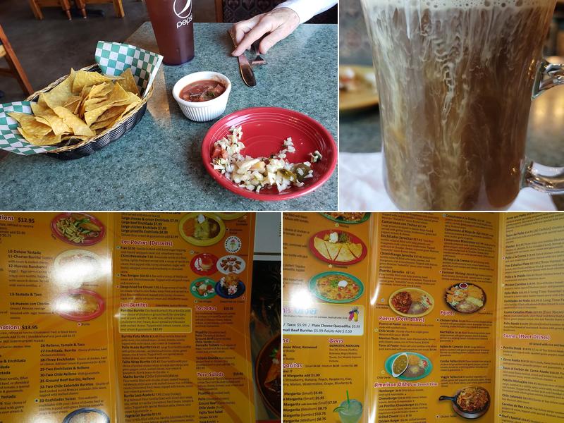 Los Potrillos Eugene Menu