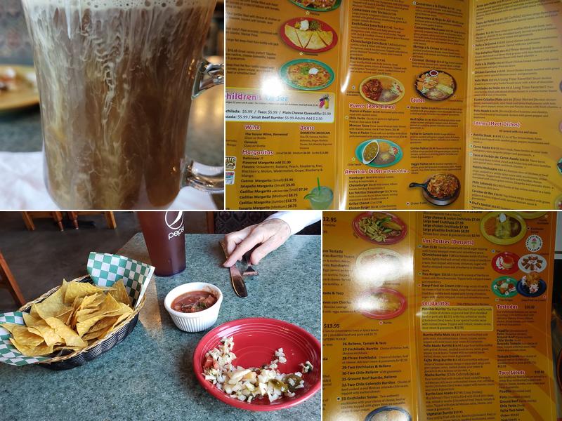 Los Potrillos Eugene Menu