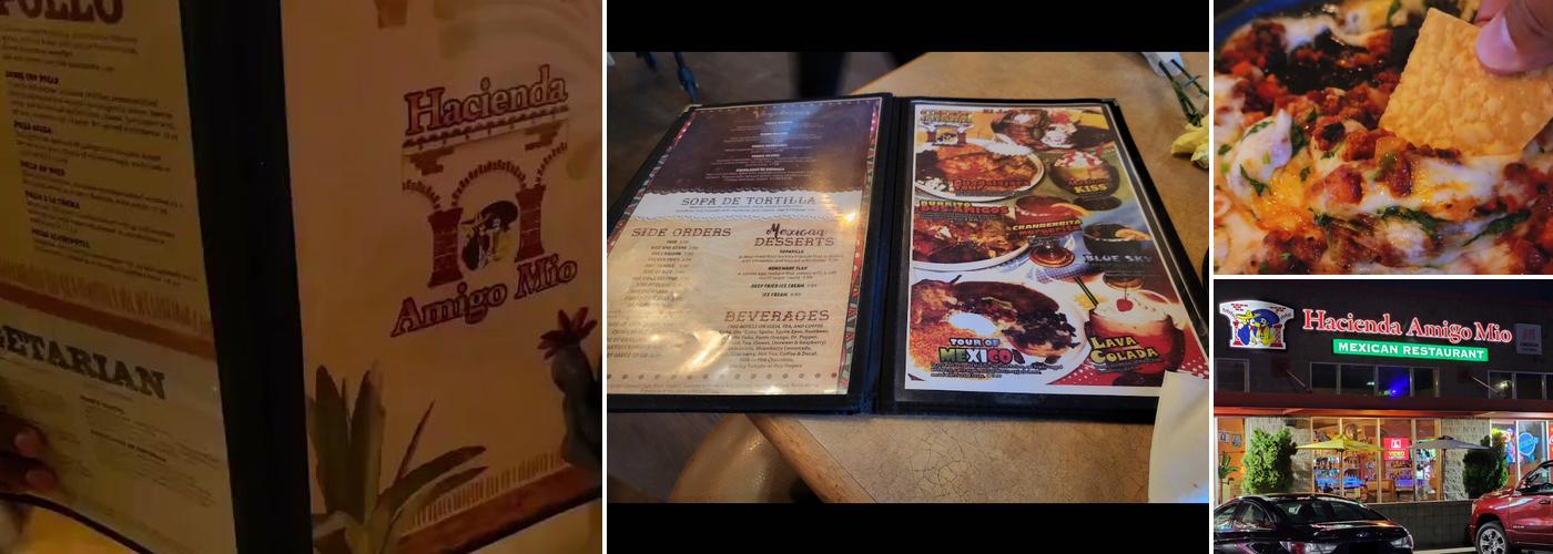 Hacienda Amigo Mio Menu