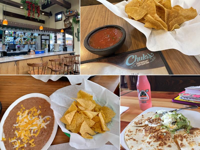 Chula's Restaurant and Cantina Menu