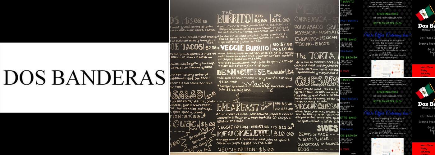 Dos Banderas Menu