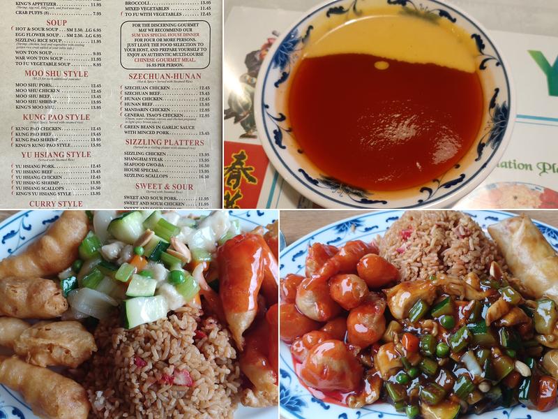 Sum Yan Menu