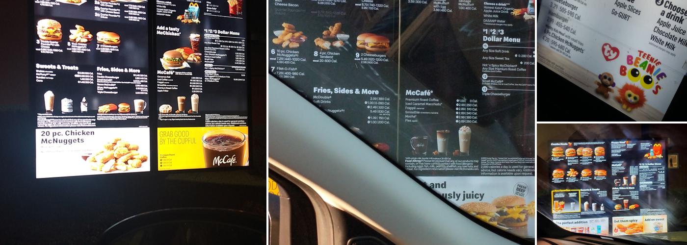 McDonald's Menu