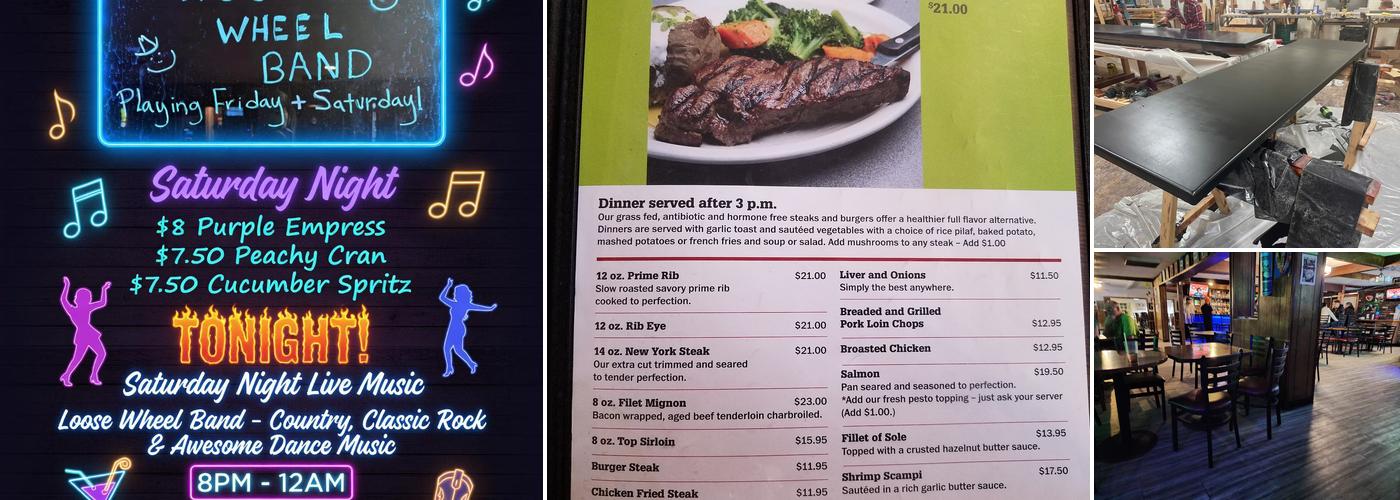 The Embers Menu