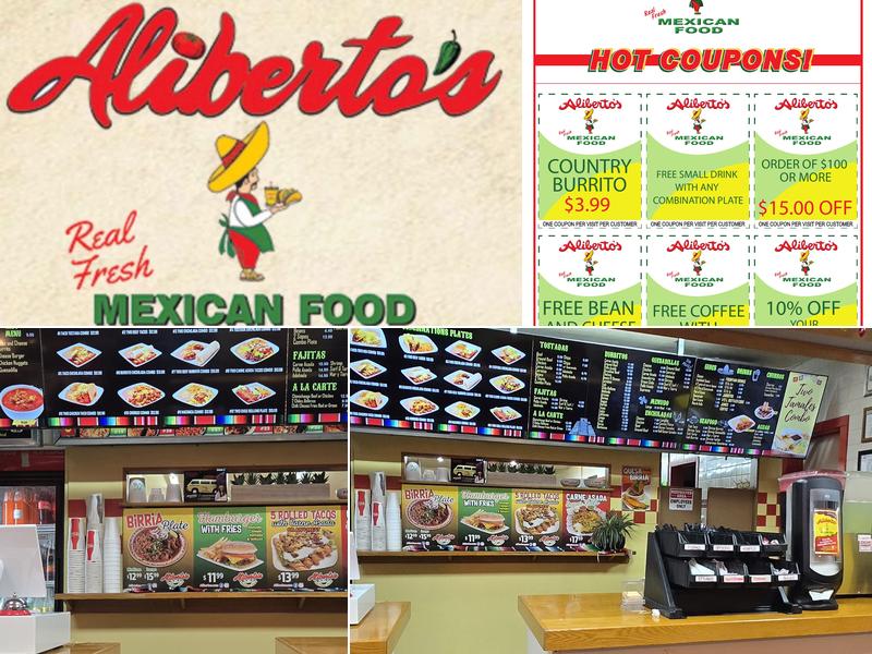 Aliberto's Mexican Food Menu