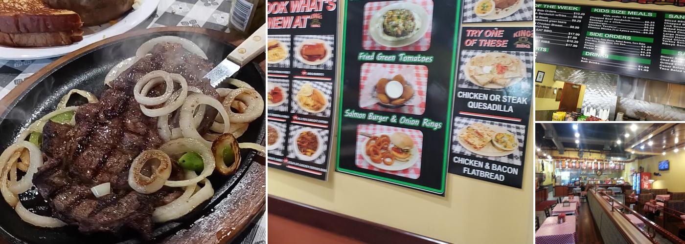 King's BBQ Menu