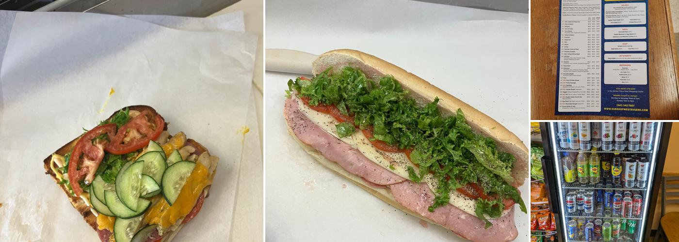 Sub Shop Menu