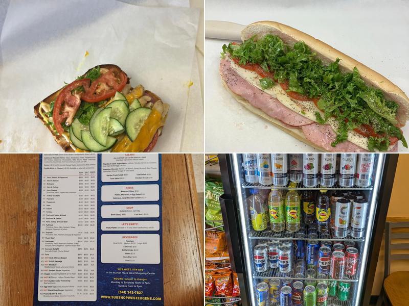Sub Shop Menu