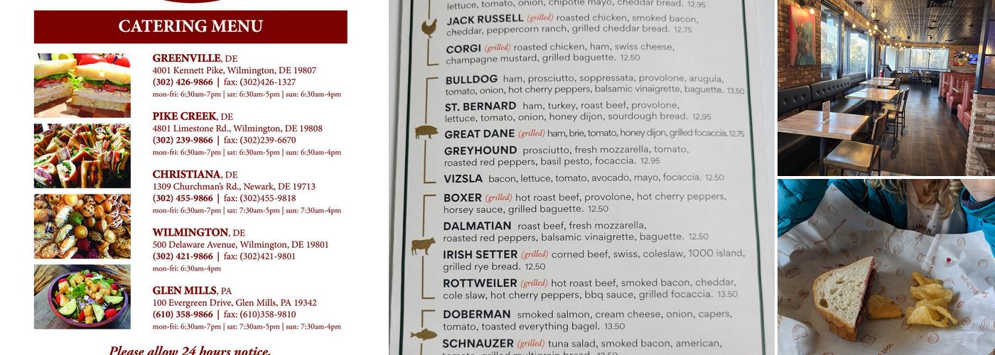 PureBread Deli - Greenville Menu