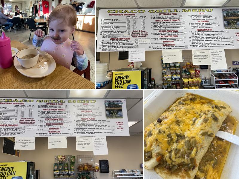 Chaco Grill Menu