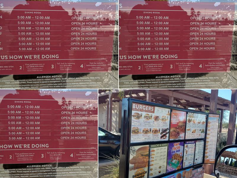 Jack in the Box Menu