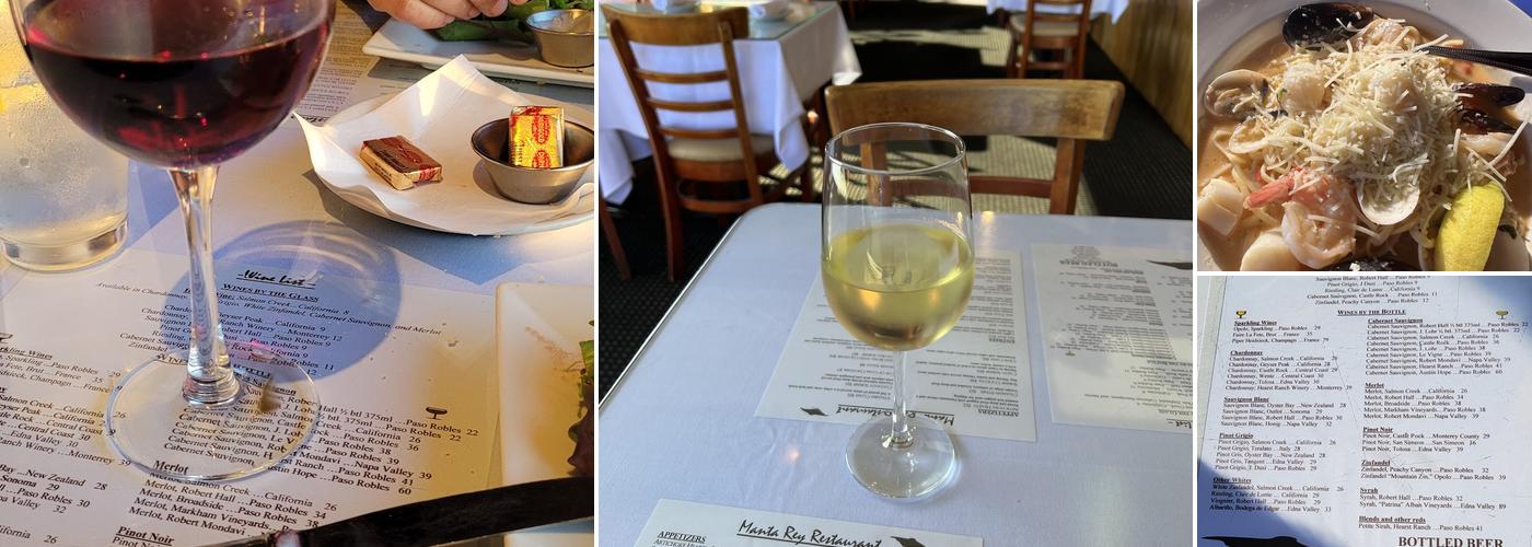 Manta Rey Restaurant Menu