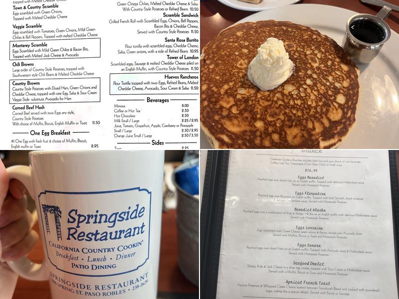 Creekside Gardens Menu