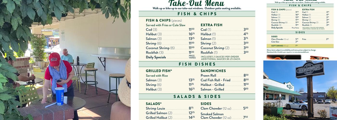 Newman's Fish Company Menu