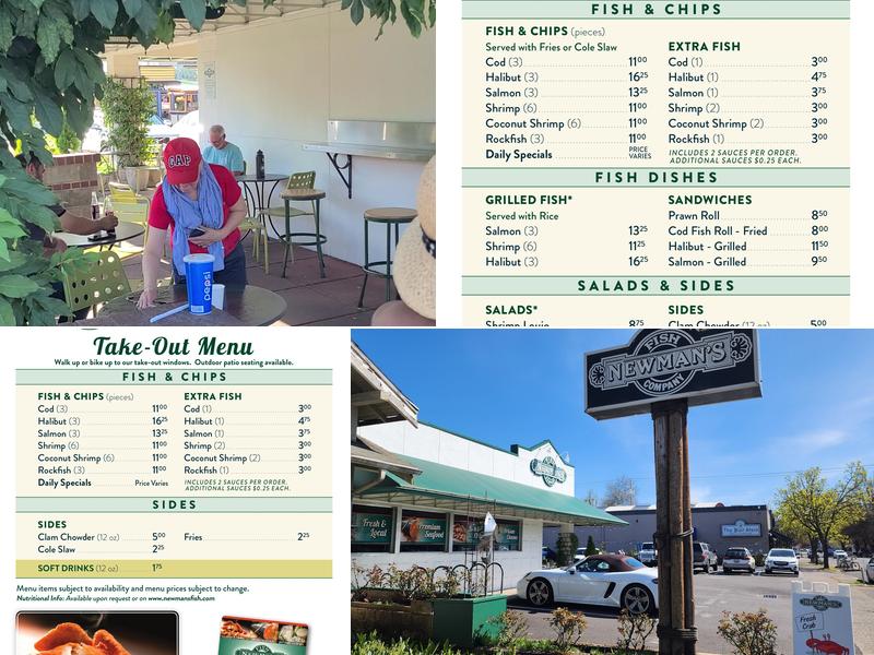 Newman's Fish Company Menu