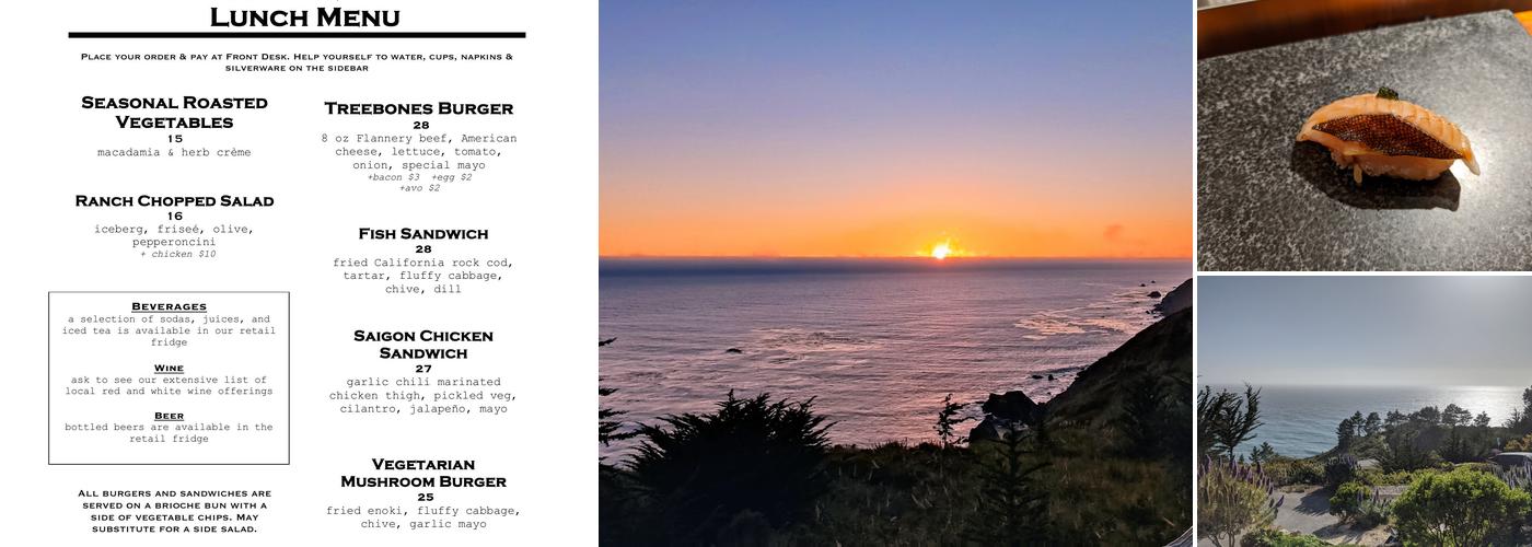 Wild Coast Restaurant Menu