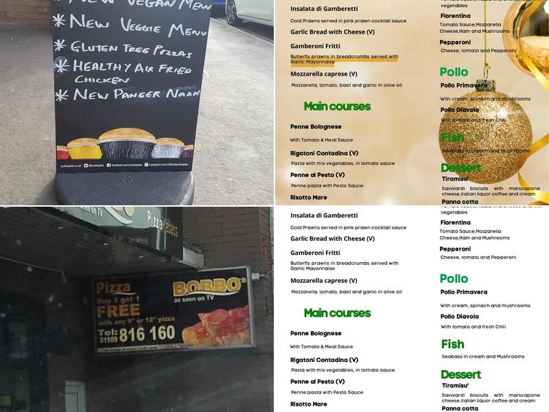 Bobbos Fish Bar Menu