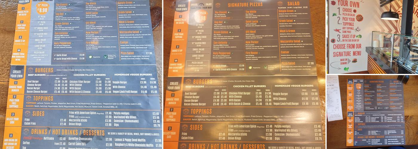 Suburb Menu