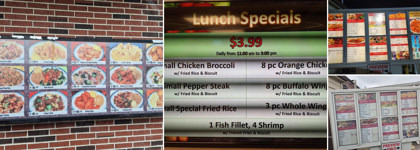 Timmy Chan’s Menu