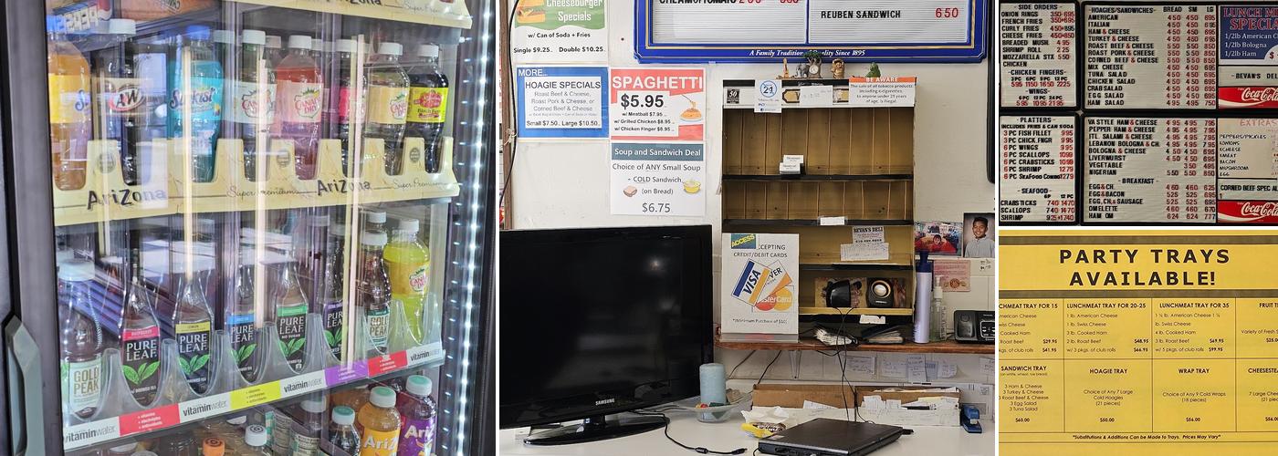 Bevan's Cold Cuts Menu