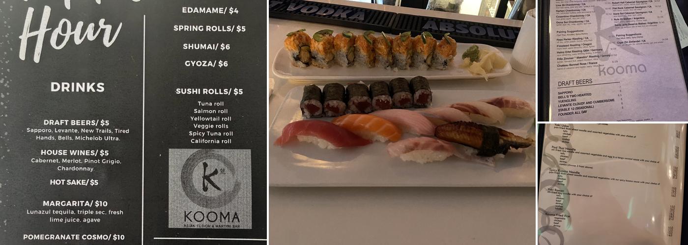 Kooma West Chester Menu