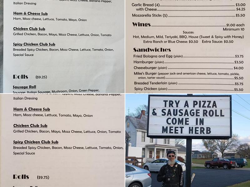 6 Mile Bar & Pizzeria Menu