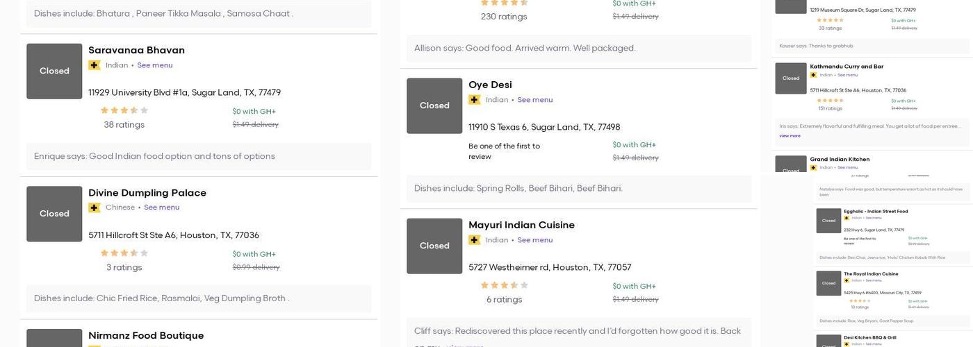 Fusion Grill Menu