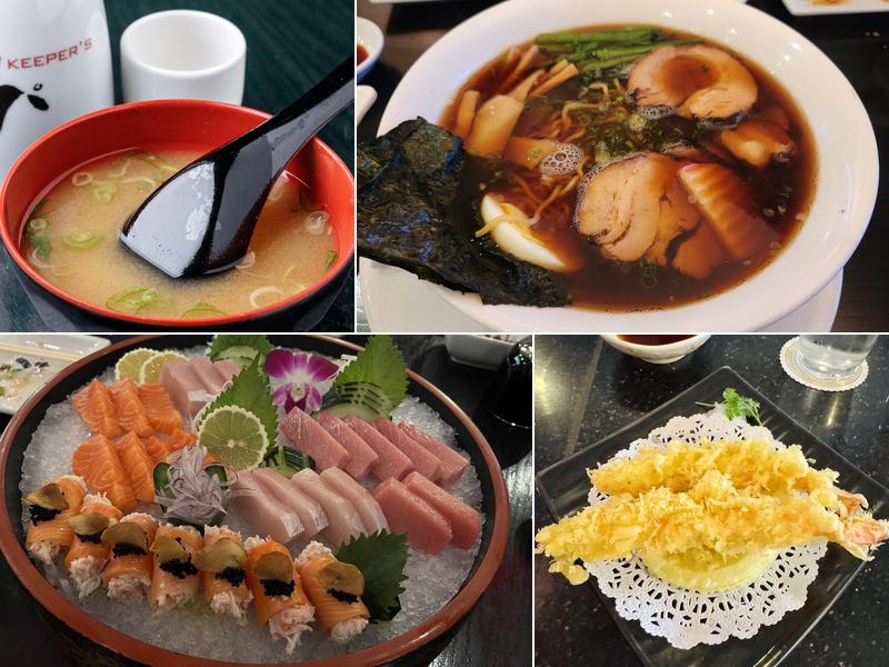 Keeper's Japanese Restaurant and Bar Menu