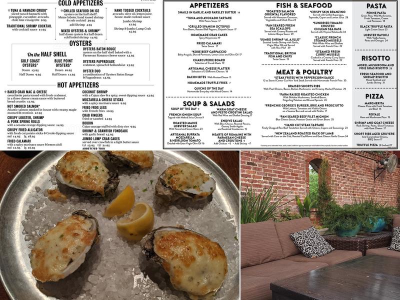 Pappadeaux Seafood Kitchen Menu