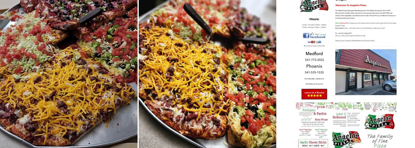 Angelo's Pizza Parlor Menu