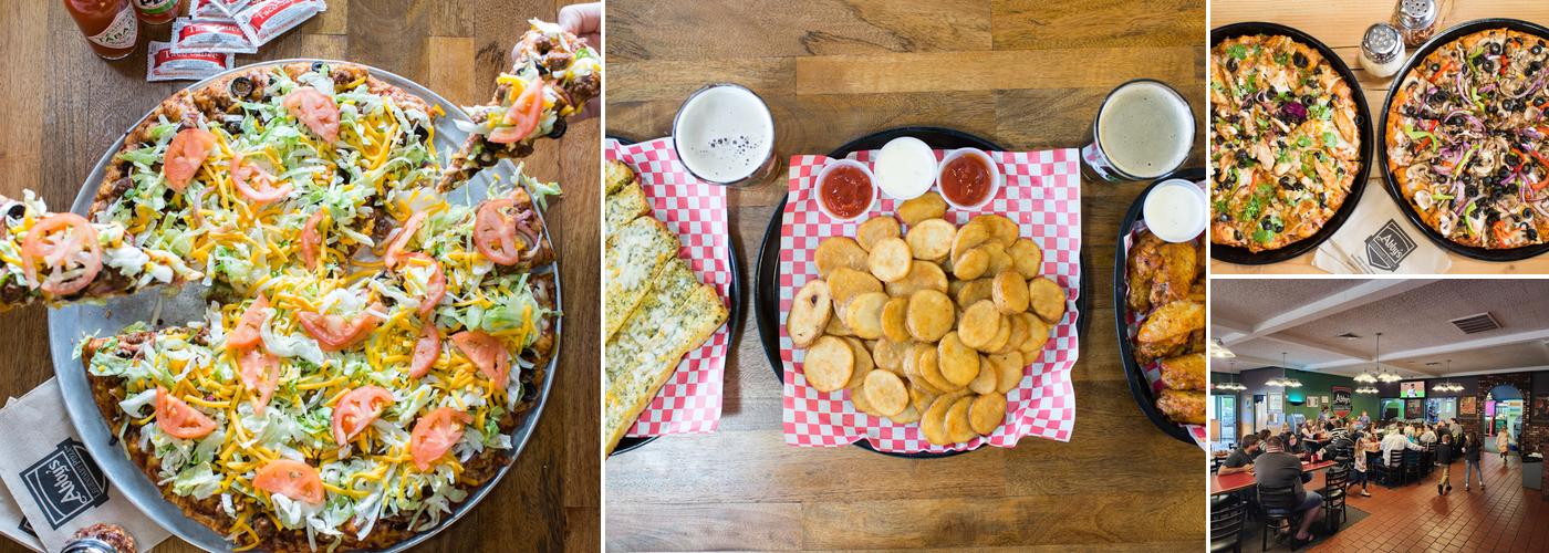 Abby's Legendary Pizza Menu