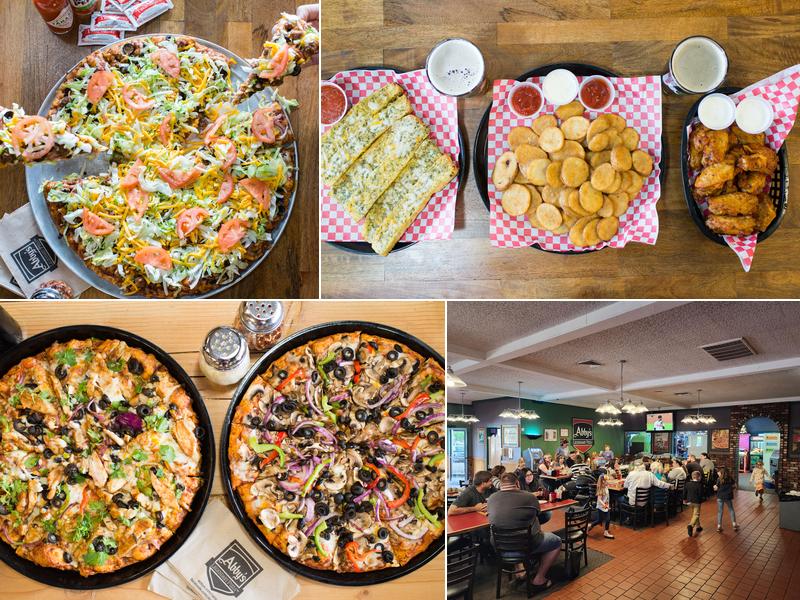 Abby's Legendary Pizza Menu