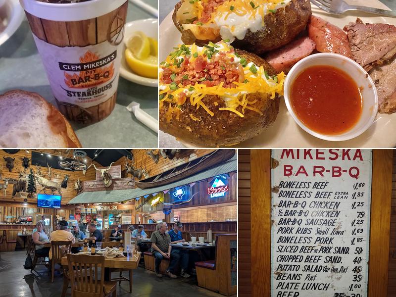 Clem Mikeska's Bar-B-Q Menu