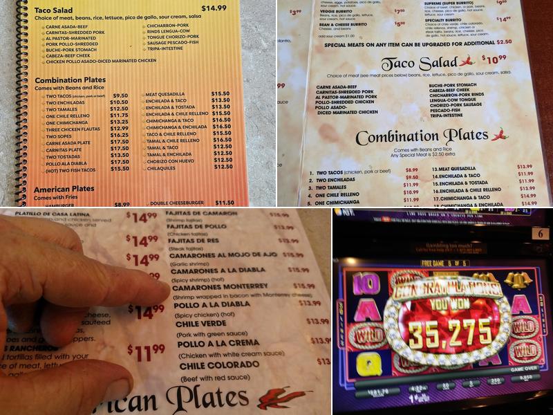 Casa Latina Carnicería Menu