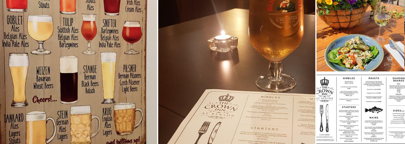 The Crown Inn Menu