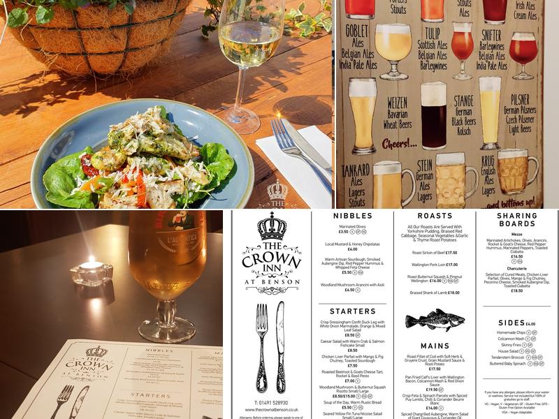The Crown Inn Menu