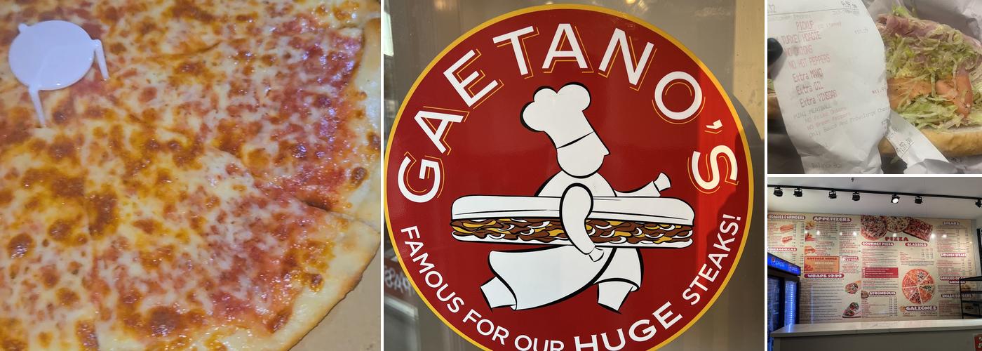 GAETANO’S PIZZA & STEAKS Menu