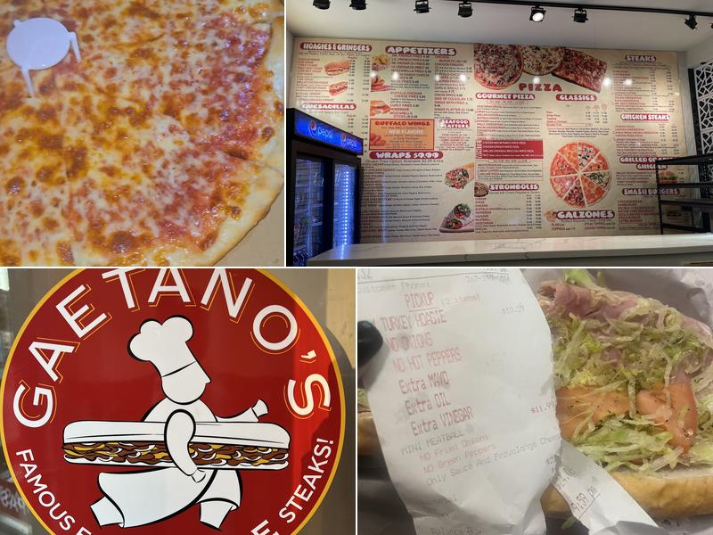 GAETANO’S PIZZA & STEAKS Menu