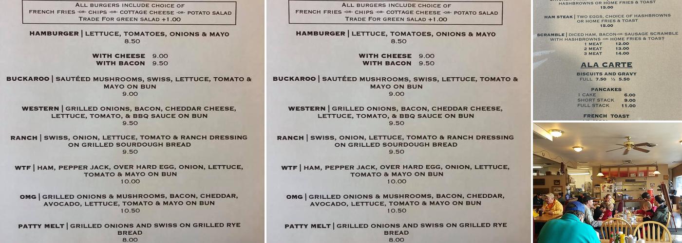 Barbwire Grill Menu