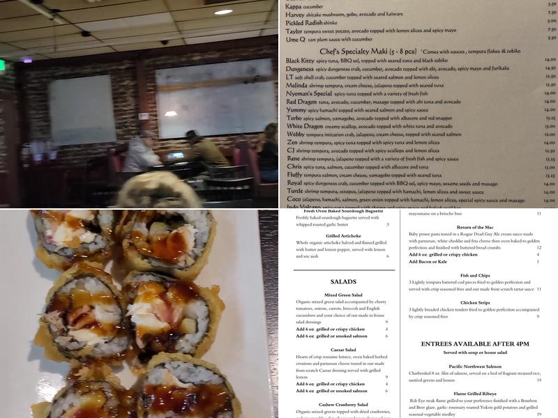 G Street Bar & Grill Menu