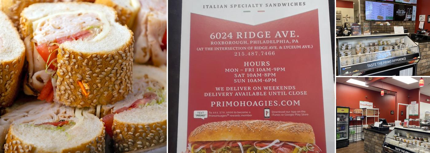 PrimoHoagies Menu