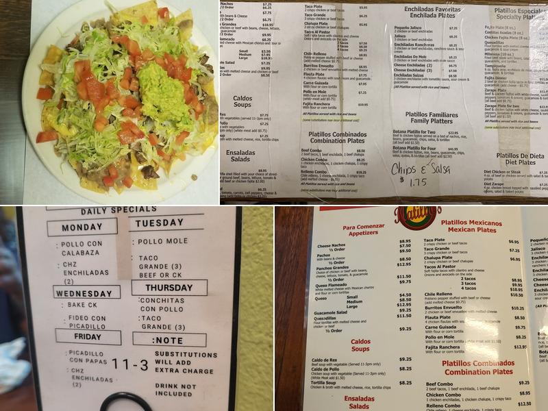 Platillo's Menu