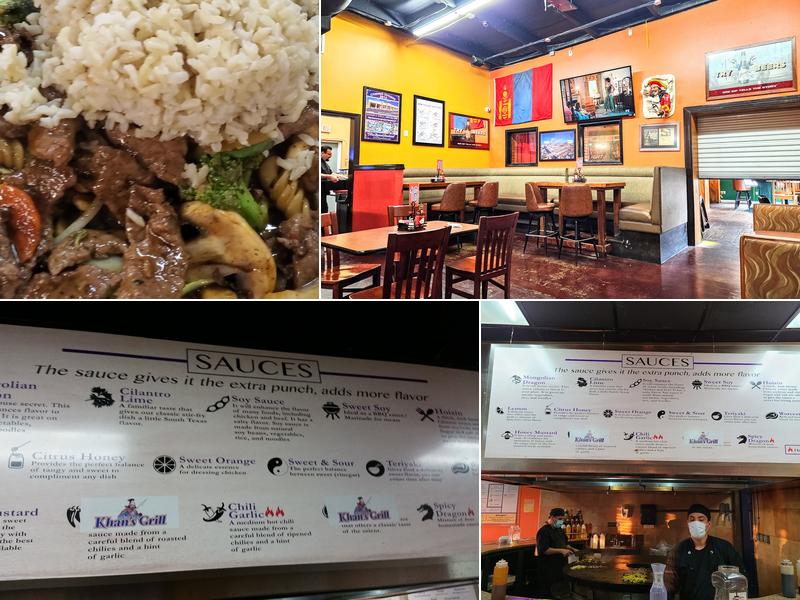 Khan's Grill Menu
